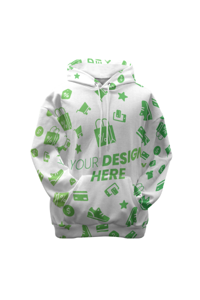 custom all over print hoodie