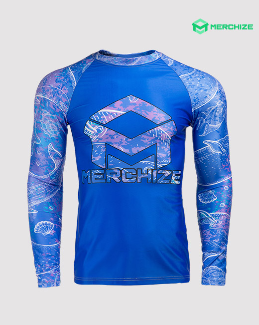 custom long sleeve rash guard