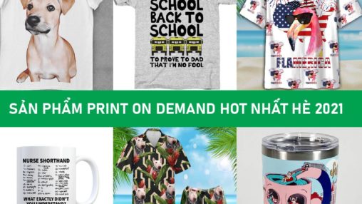 sản phầm print on demand hè