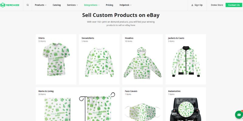 Merchize - best pod sites for ebay