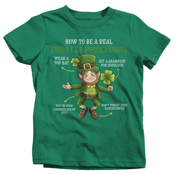 print on demand st patrick's day idea leprechaun