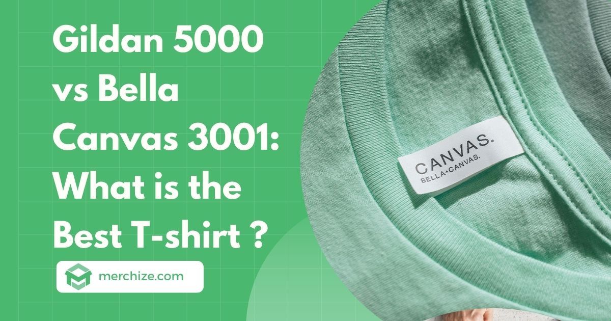 gildan 5000 vs Bella Canvas 3001