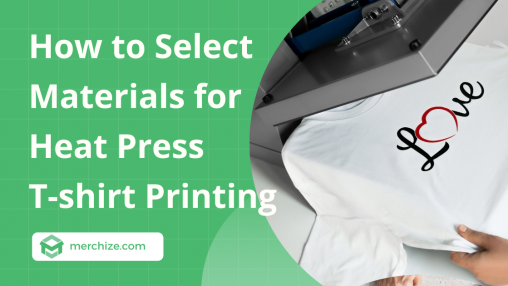 material for heat press T-shirt printing